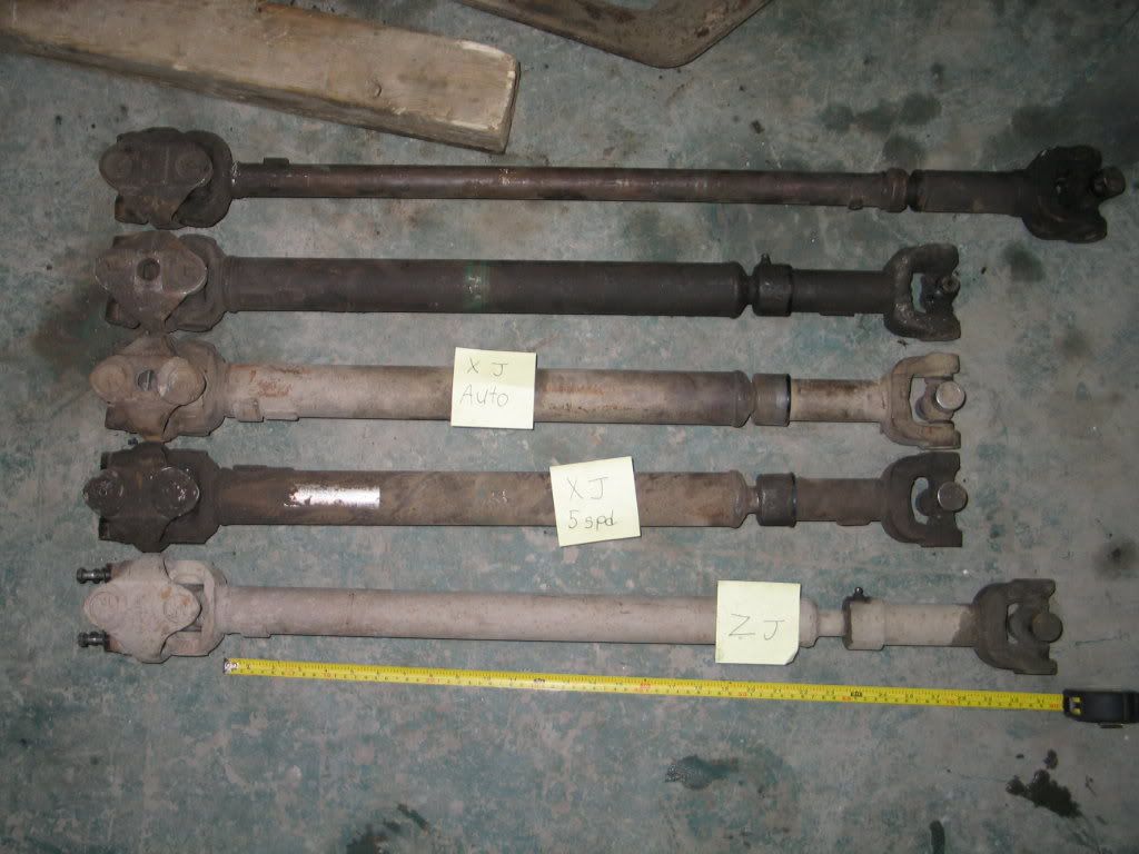 Rear Drive Line length for 98 ZJ with a 242 + SYE Jeep Enthusiast Forums